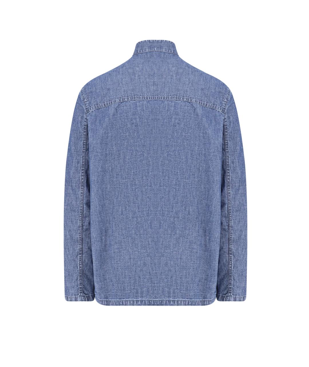 VALENTINO Синяя хлопковая куртка, фото 2