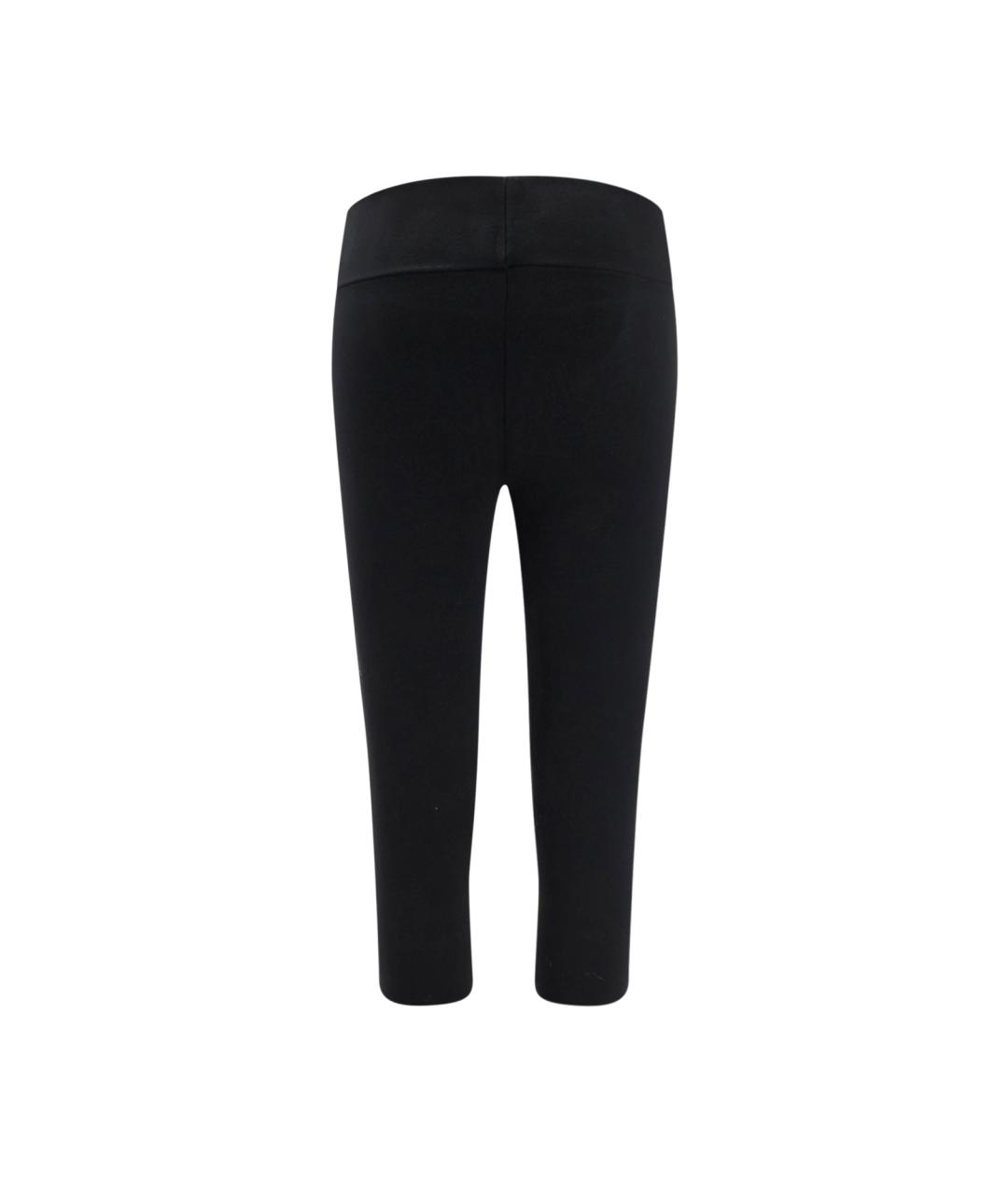 TOTEME Черные вискозные леггинсы и велосипедки, фото 2