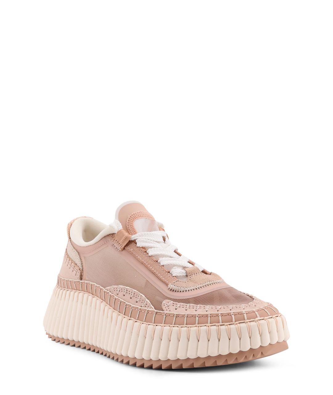 CHLOE Бежевые синтетические кроссовки, фото 2