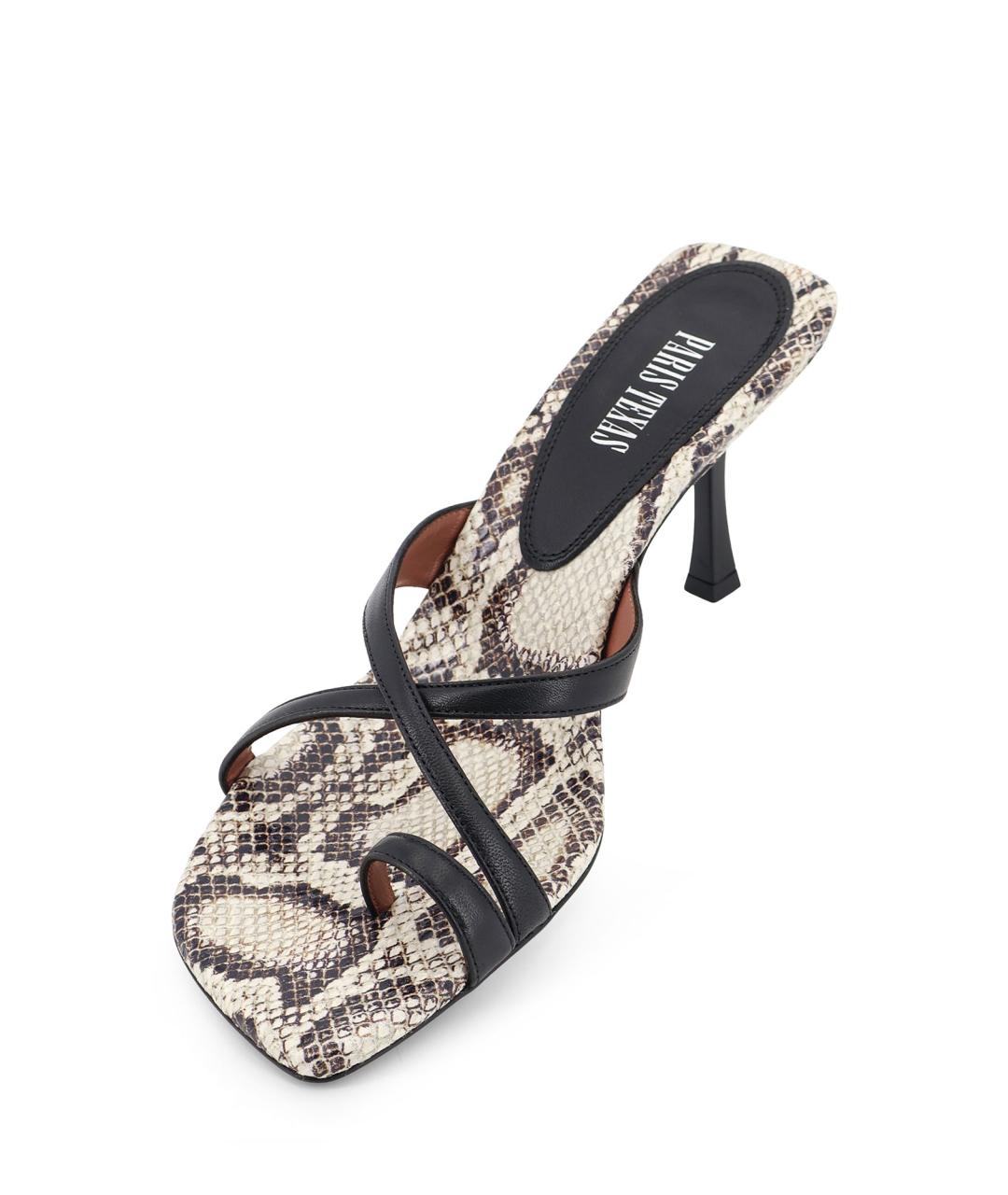 PARIS TEXAS Мульти кожаные мюли, фото 4