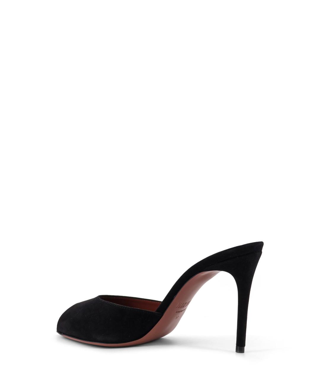 PARIS TEXAS Черные замшевые мюли, фото 3