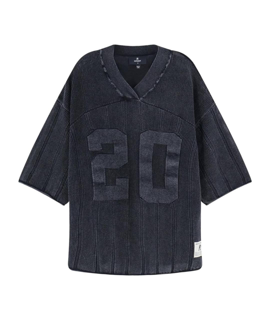 REPRESENT Серый хлопковый джемпер / свитер, фото 1