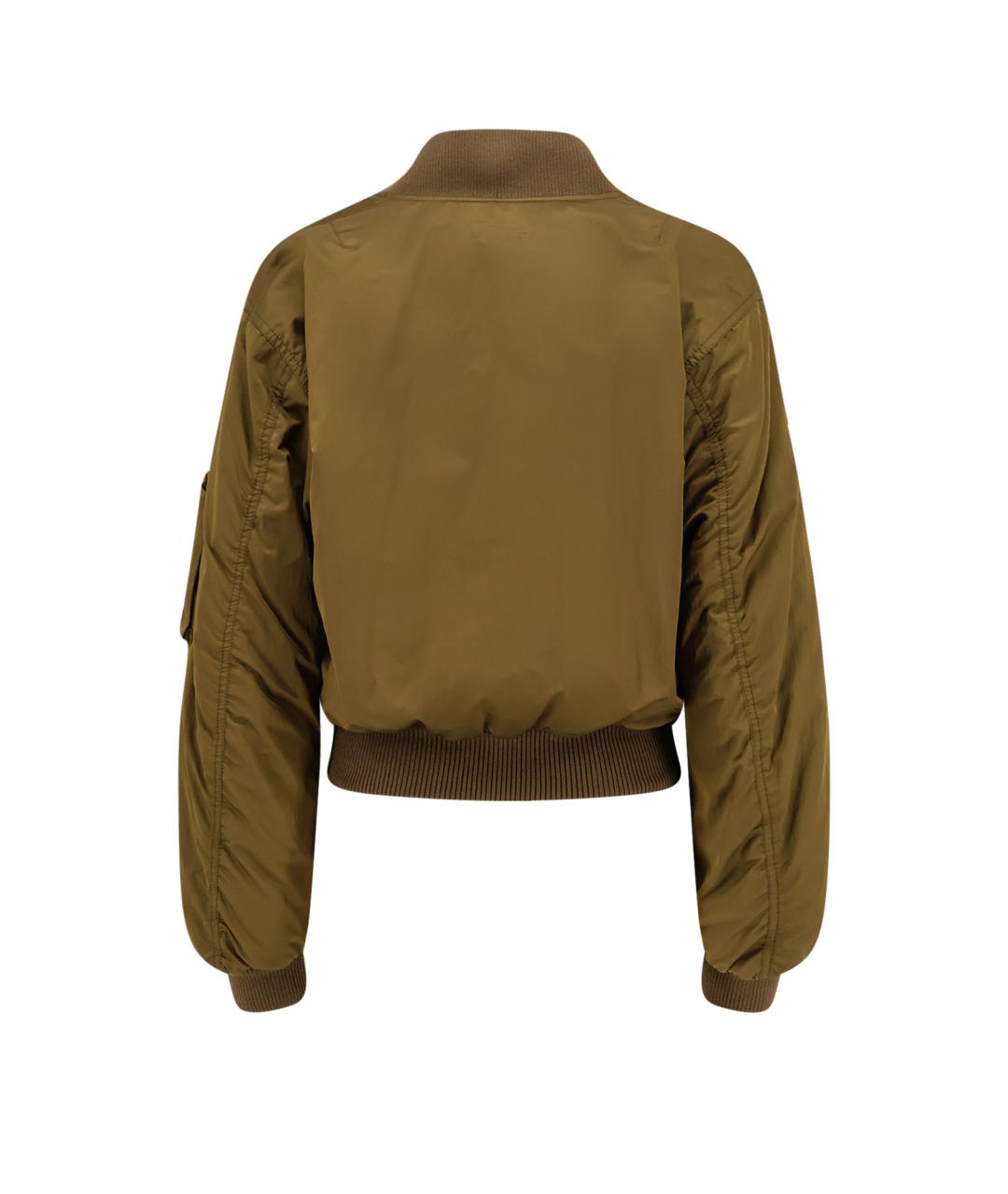 CHLOE Коричневая полиэстеровая куртка, фото 2