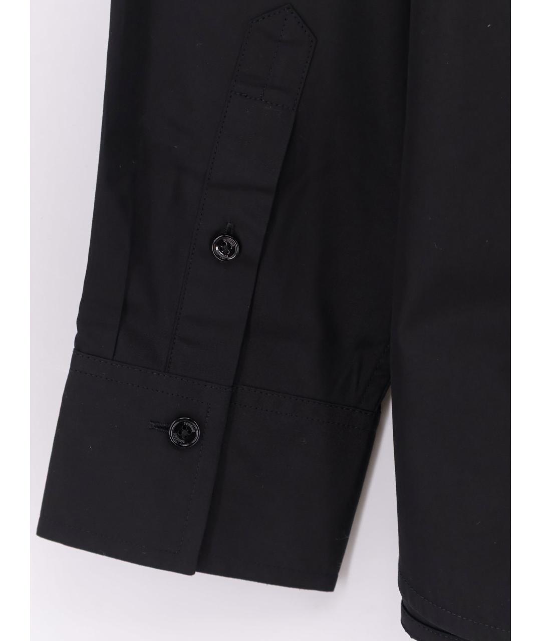 TOTEME Черная хлопковая рубашка, фото 3