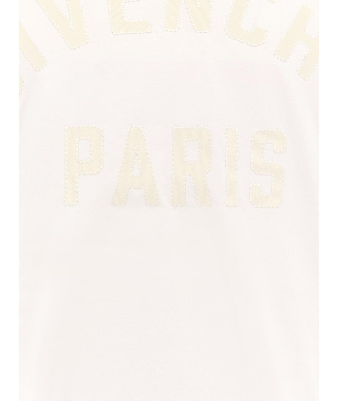 GIVENCHY Белая хлопковая футболка, фото 3