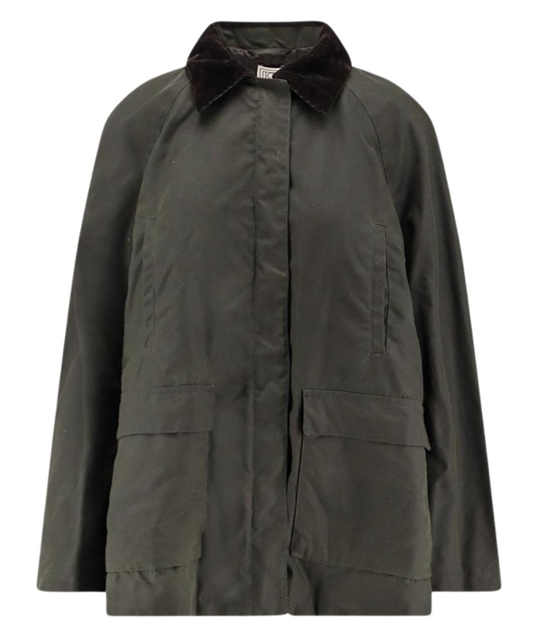 TOTEME Хаки хлопковая куртка, фото 1