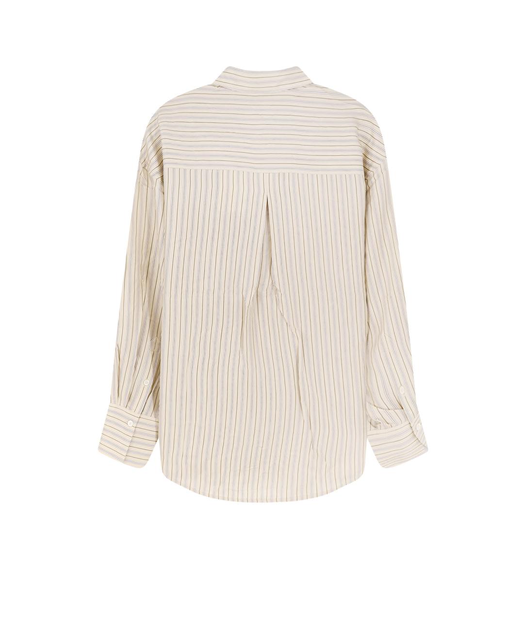 TOTEME Бежевая шелковая рубашка, фото 2