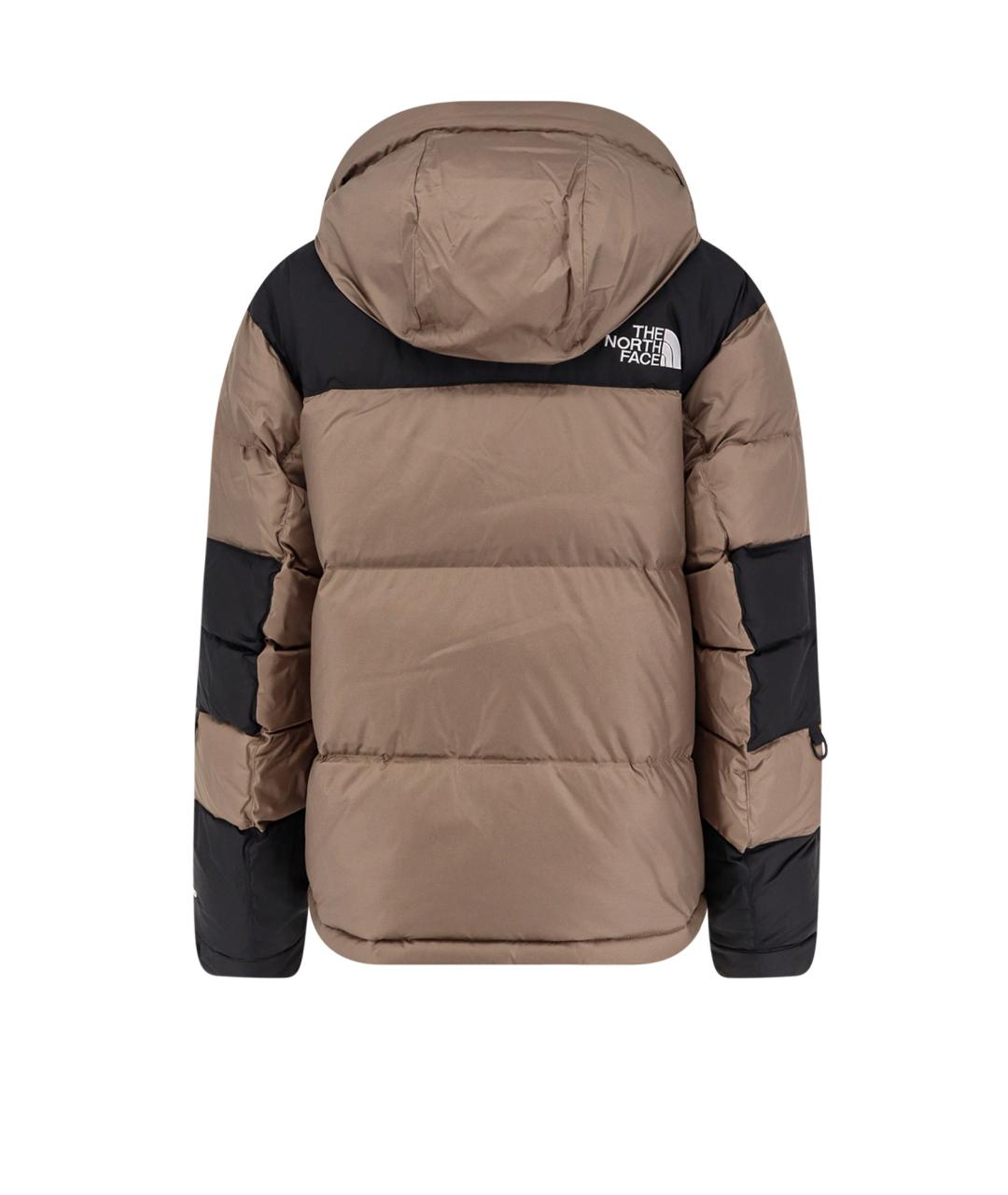 THE NORTH FACE Коричневый полиамидовый пуховик, фото 2