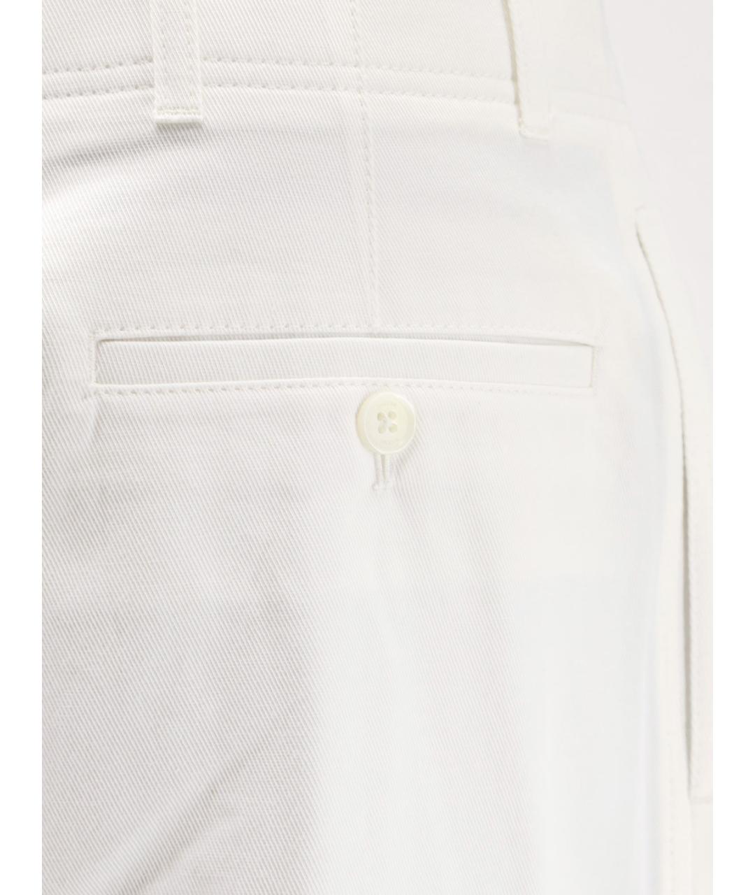 TOTEME Белые хлопковые брюки широкие, фото 3