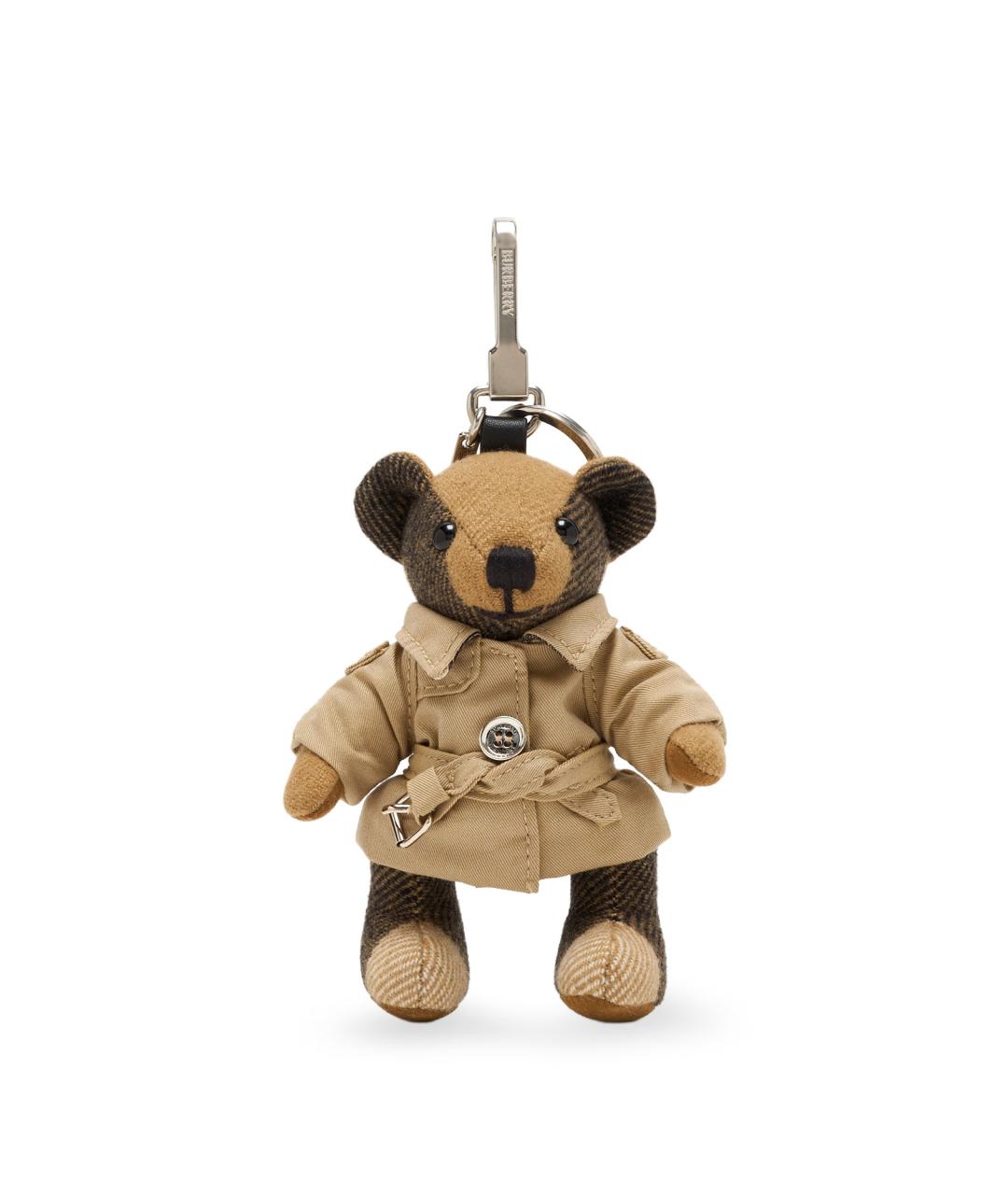 BURBERRY Бежевый брелок, фото 1