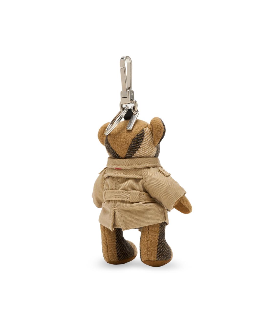 BURBERRY Бежевый брелок, фото 2