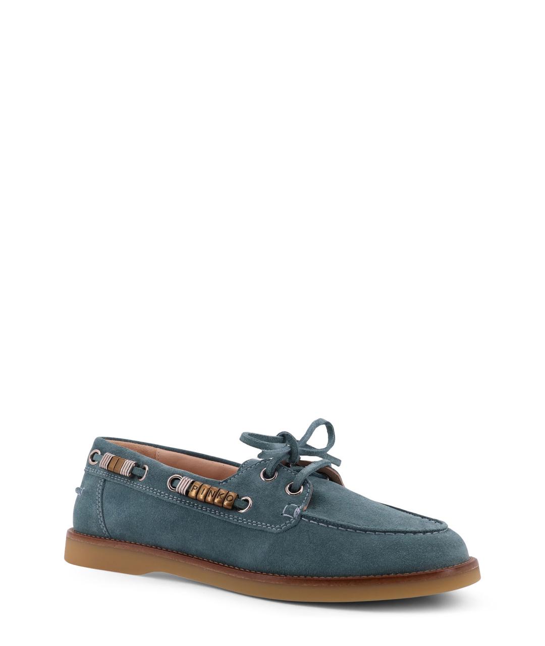 PINKO Синие замшевые лоферы, фото 2