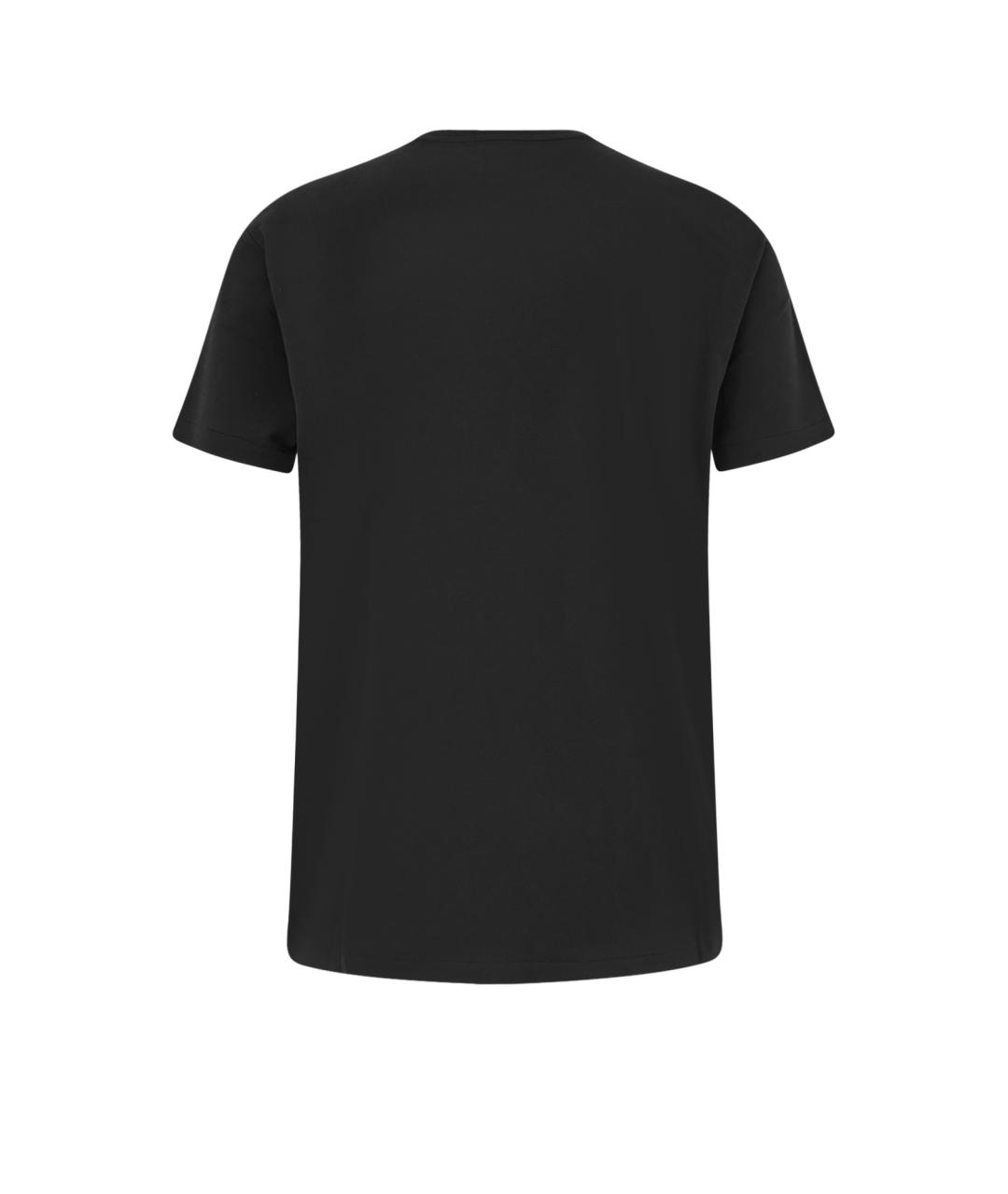 POLO RALPH LAUREN Черная хлопковая футболка, фото 2
