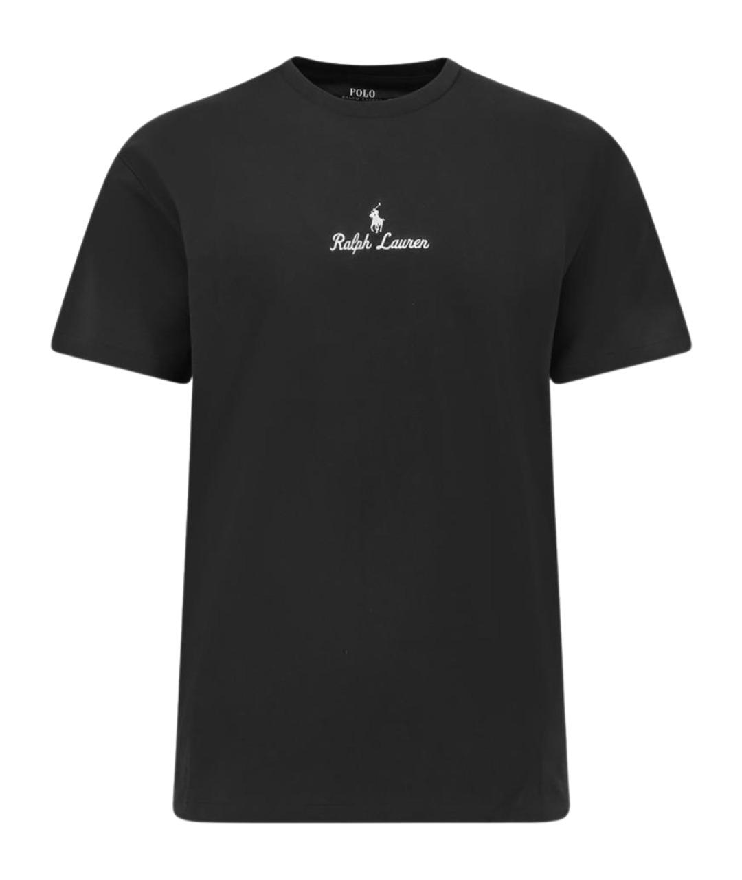 POLO RALPH LAUREN Черная хлопковая футболка, фото 1