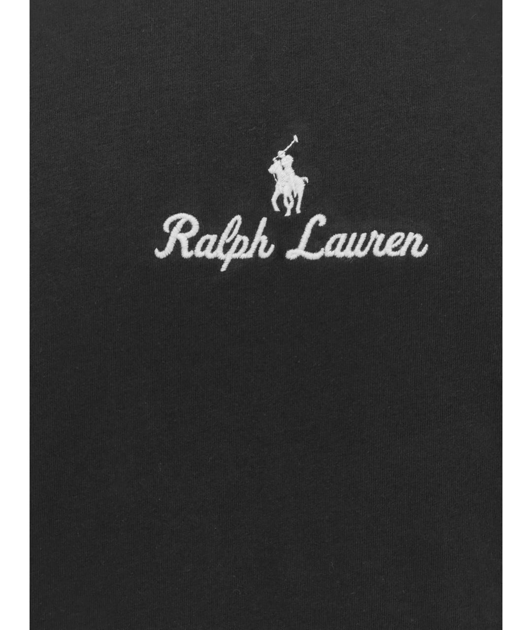 POLO RALPH LAUREN Черная хлопковая футболка, фото 3