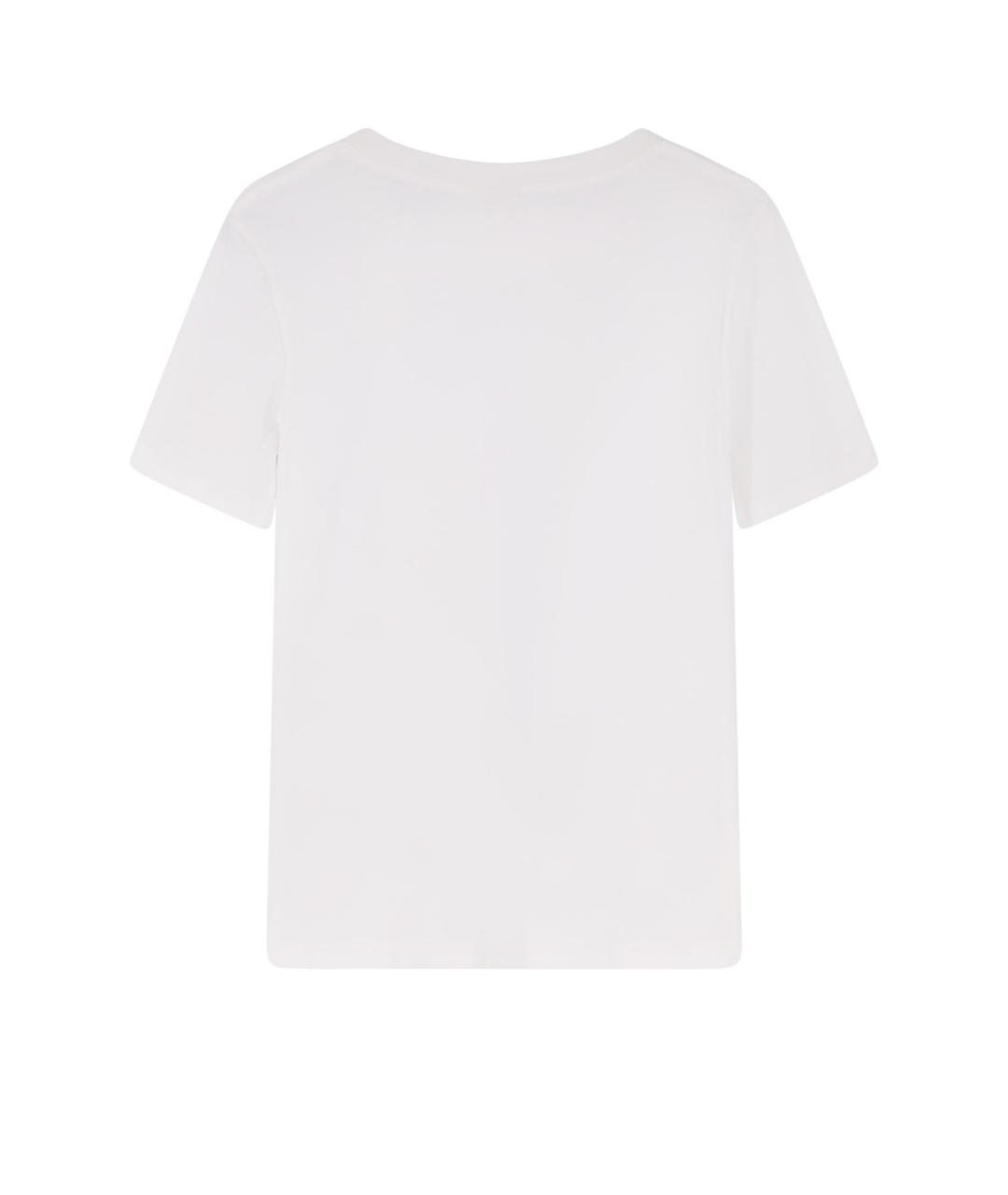 CHLOE Белая хлопковая футболка, фото 2
