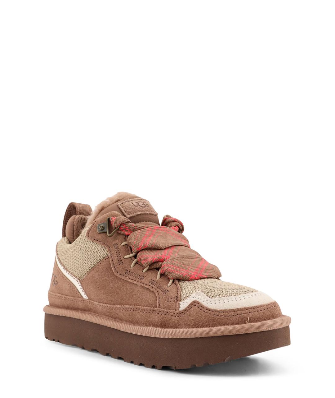 UGG AUSTRALIA Коричневые замшевые кроссовки, фото 2