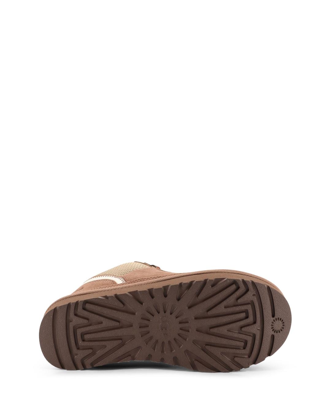 UGG AUSTRALIA Коричневые замшевые кроссовки, фото 4