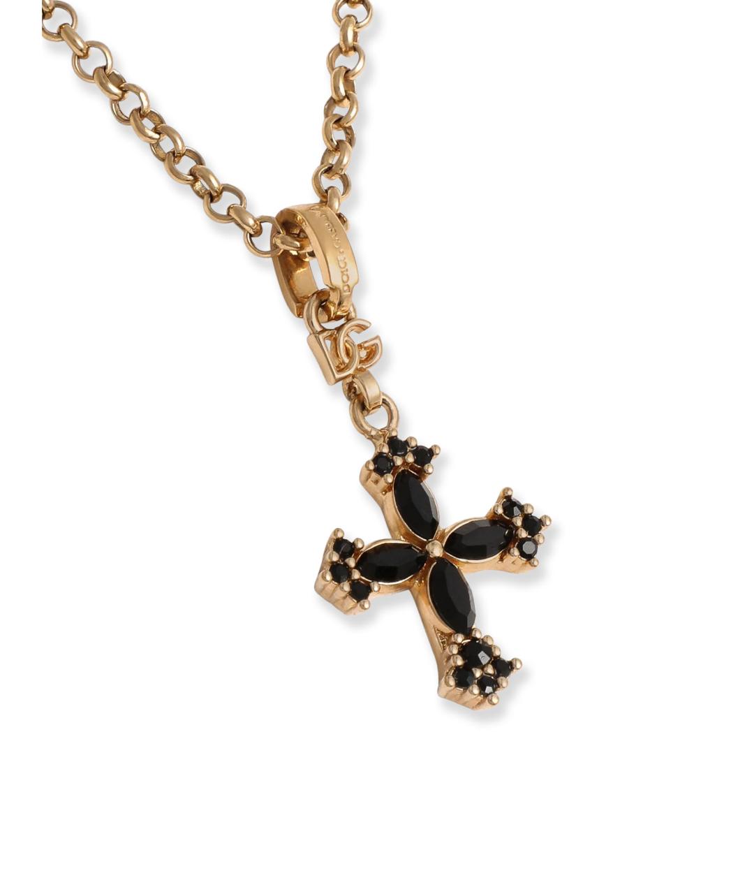 DOLCE&GABBANA Золотая металлическая подвеска, фото 2