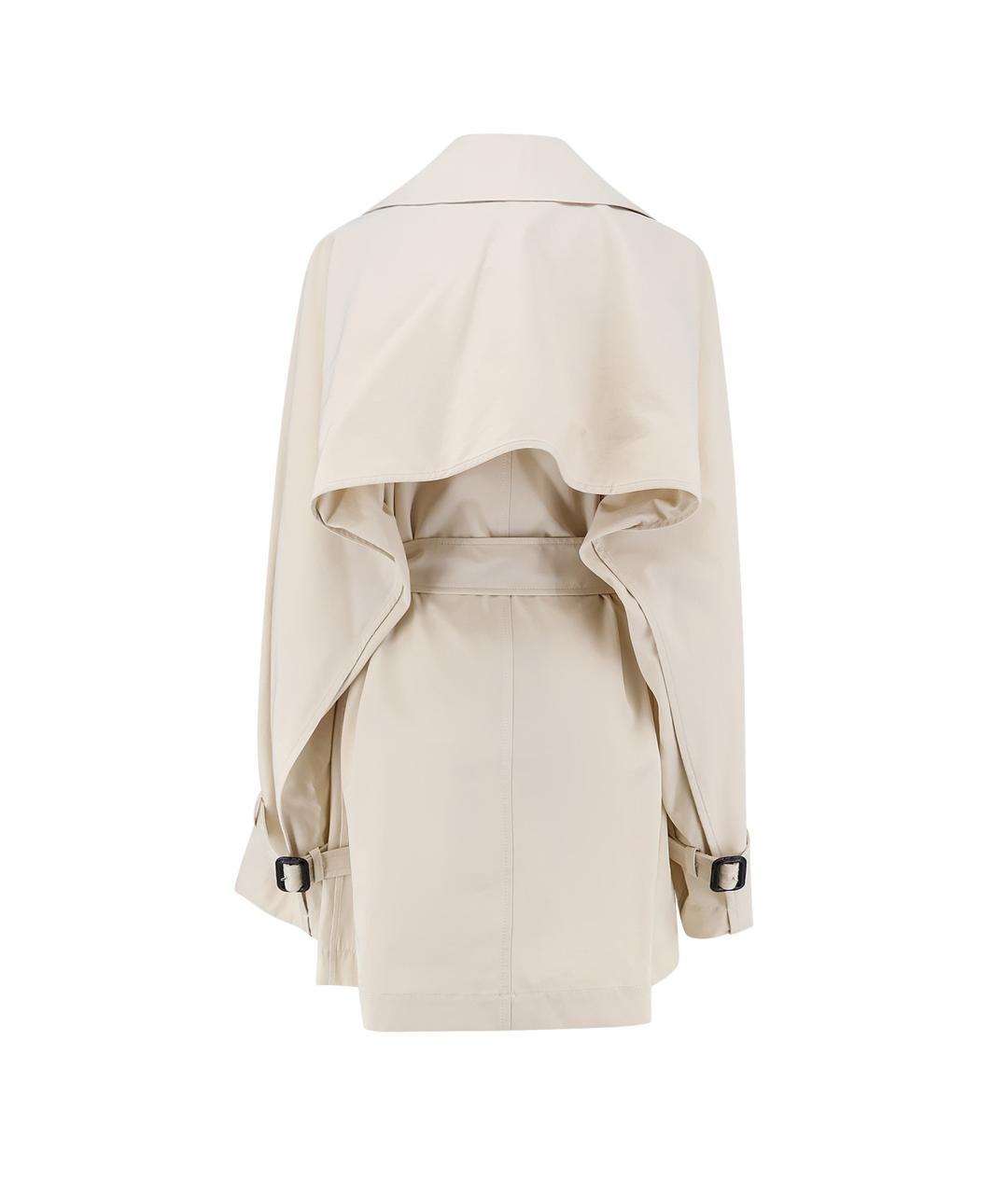 TOTEME Белый хлопковый тренч/плащ, фото 2