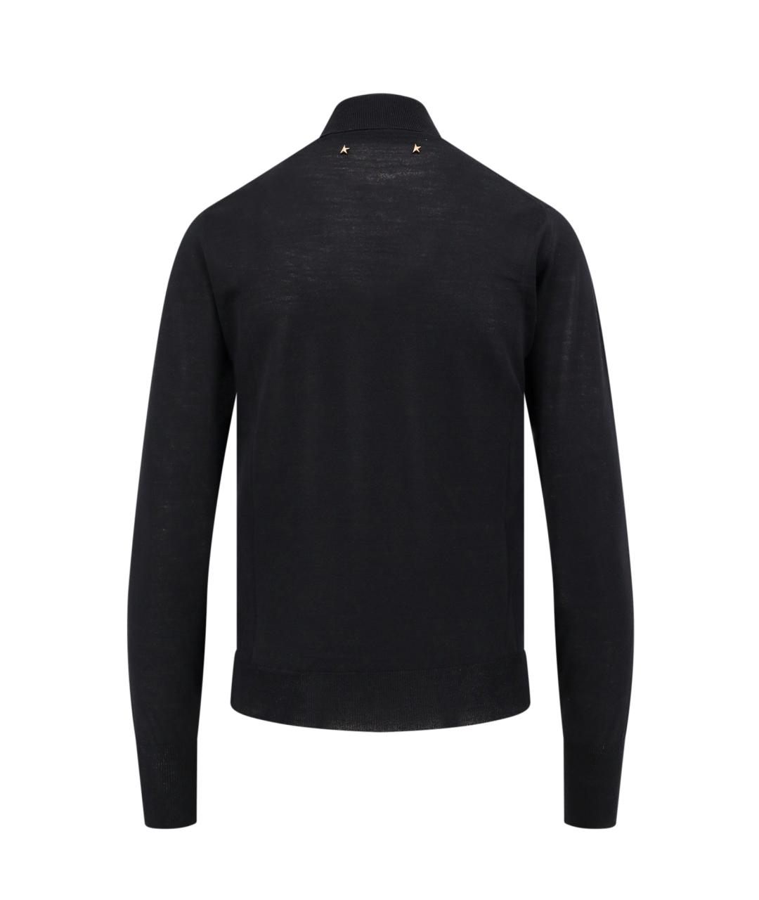 GOLDEN GOOSE DELUXE BRAND Черная шерстяная водолазка, фото 2