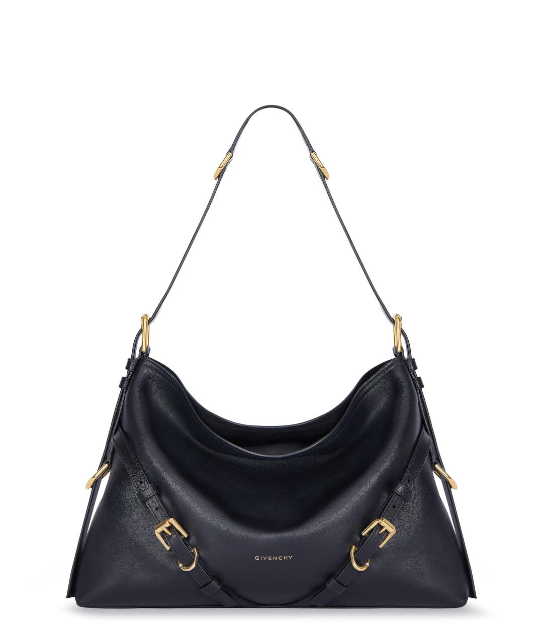 GIVENCHY Черная кожаная сумка через плечо, фото 1