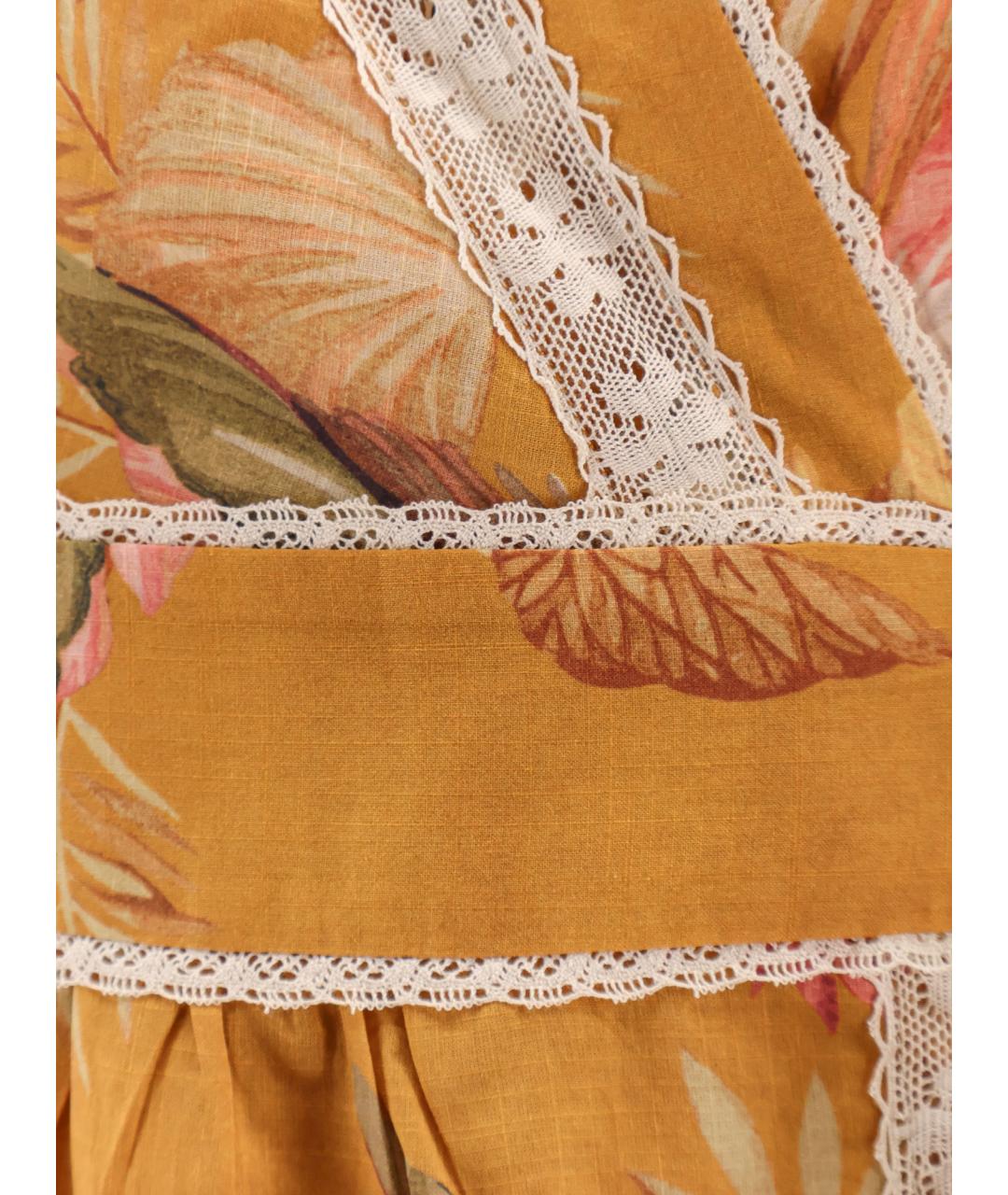 ZIMMERMANN Мульти хлопковое повседневное платье, фото 3