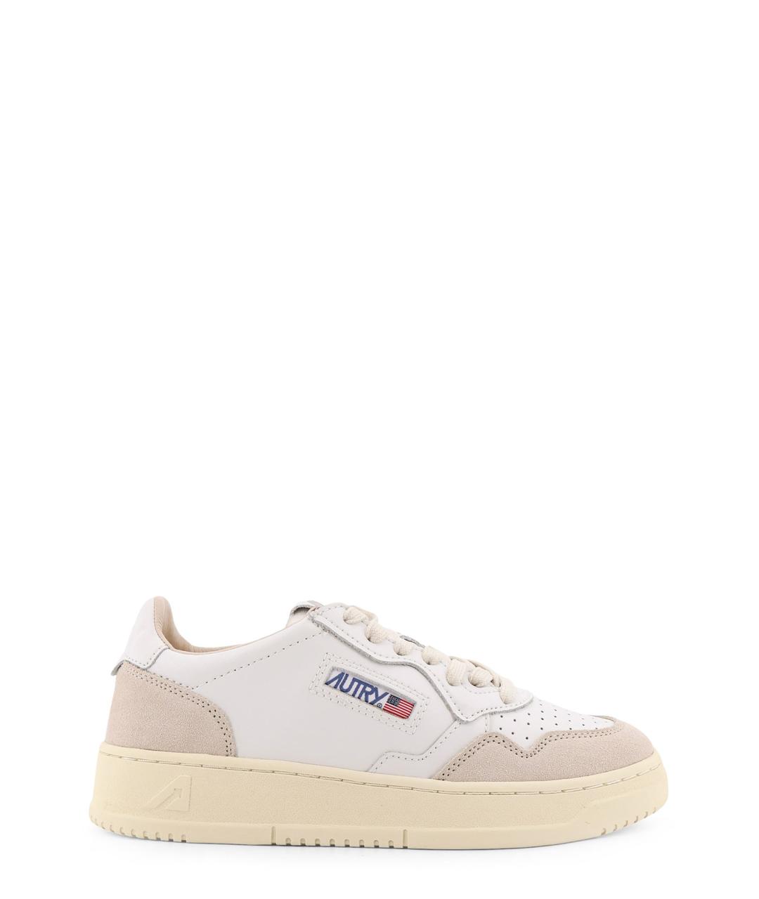 AUTRY Белые кожаные кеды, фото 1