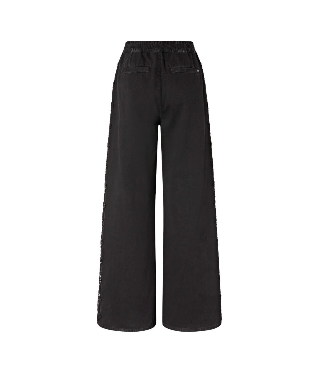 PINKO Черные прямые брюки, фото 2