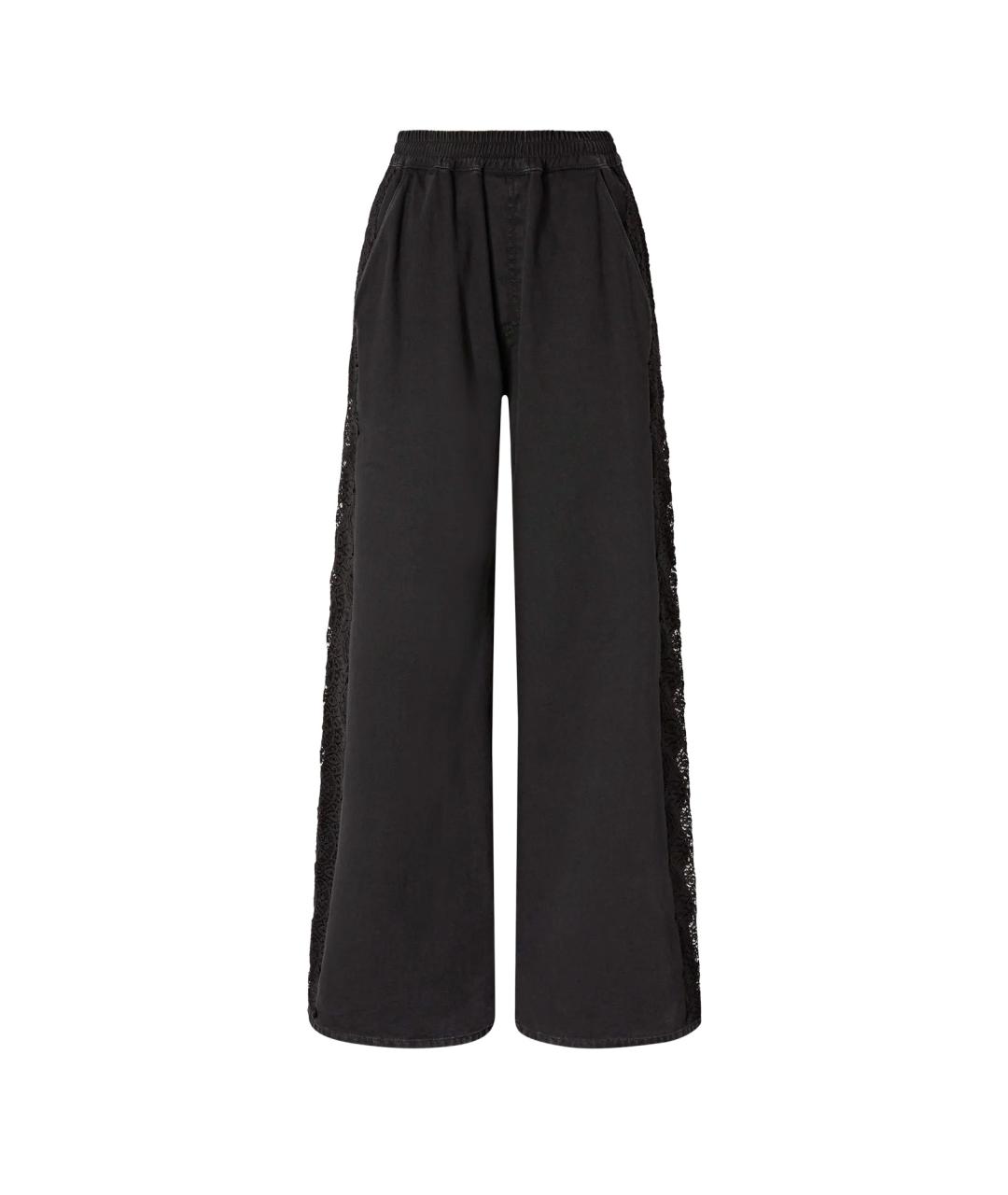 PINKO Черные прямые брюки, фото 1