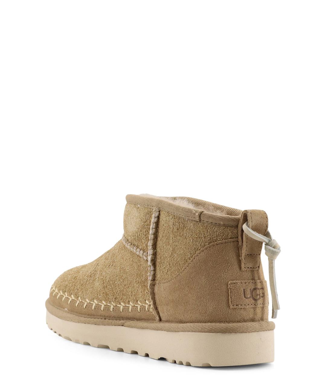 UGG AUSTRALIA Бежевые замшевые ботинки, фото 3