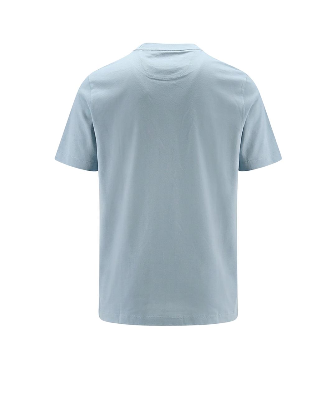 HUGO BOSS Синяя хлопковая футболка, фото 2