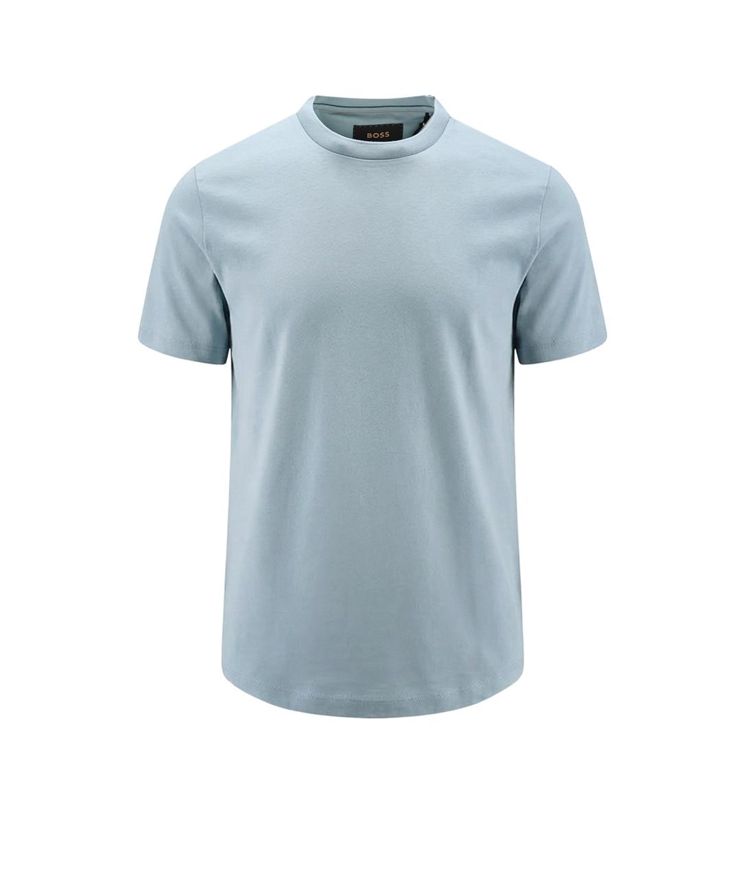 HUGO BOSS Синяя хлопковая футболка, фото 1