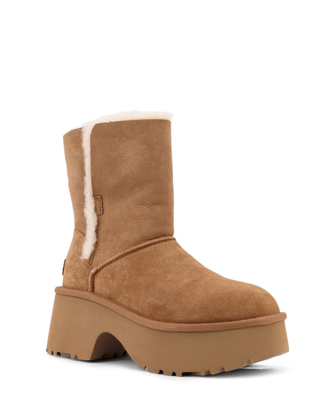 UGG AUSTRALIA Коричневые замшевые ботинки, фото 2