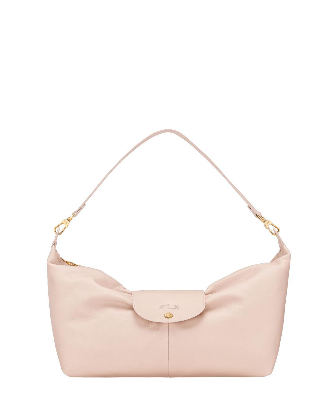 LONGCHAMP Розовая кожаная сумка через плечо, фото 1
