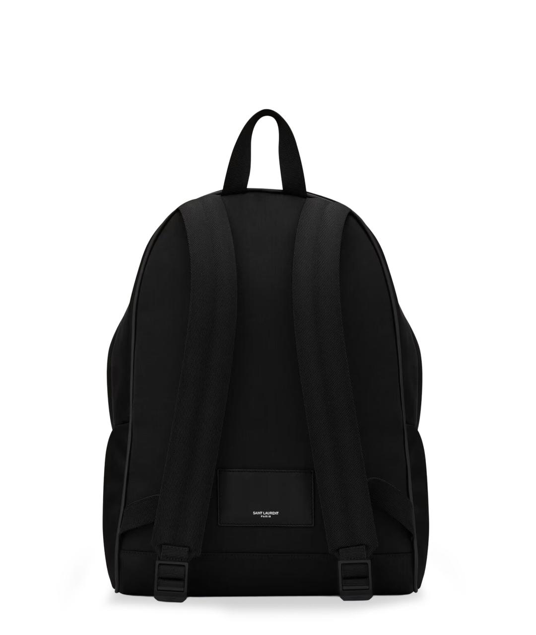 SAINT LAURENT Черный тканевый рюкзак, фото 2