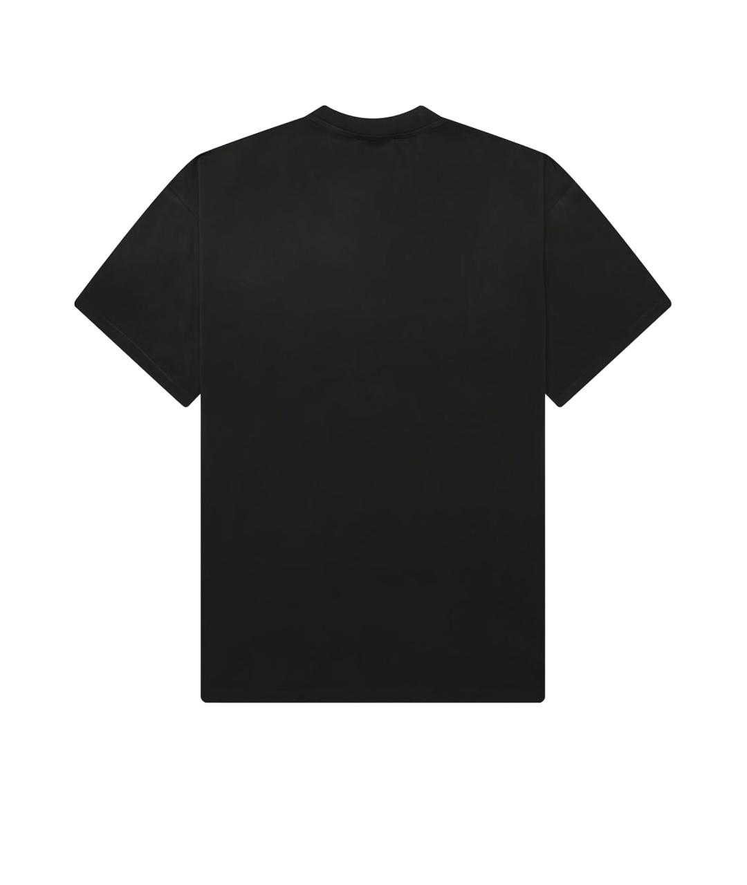 REPRESENT Черная хлопковая футболка, фото 2