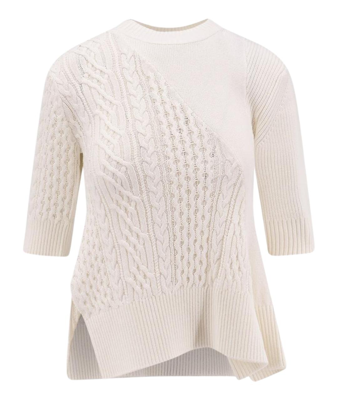 SACAI Бежевый хлопковый джемпер / свитер, фото 1