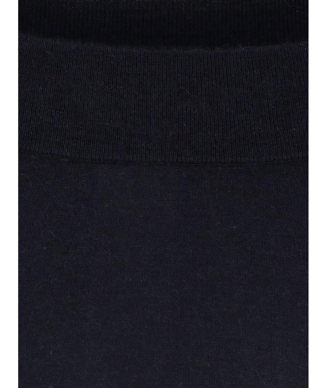 MAX MARA Темно-синий кашемировый джемпер / свитер, фото 4