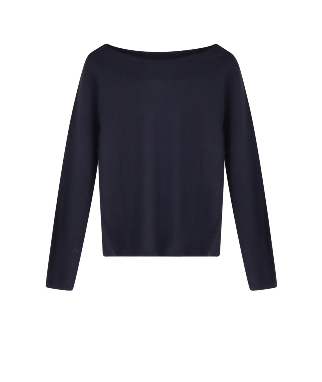 MAX MARA Темно-синий кашемировый джемпер / свитер, фото 5