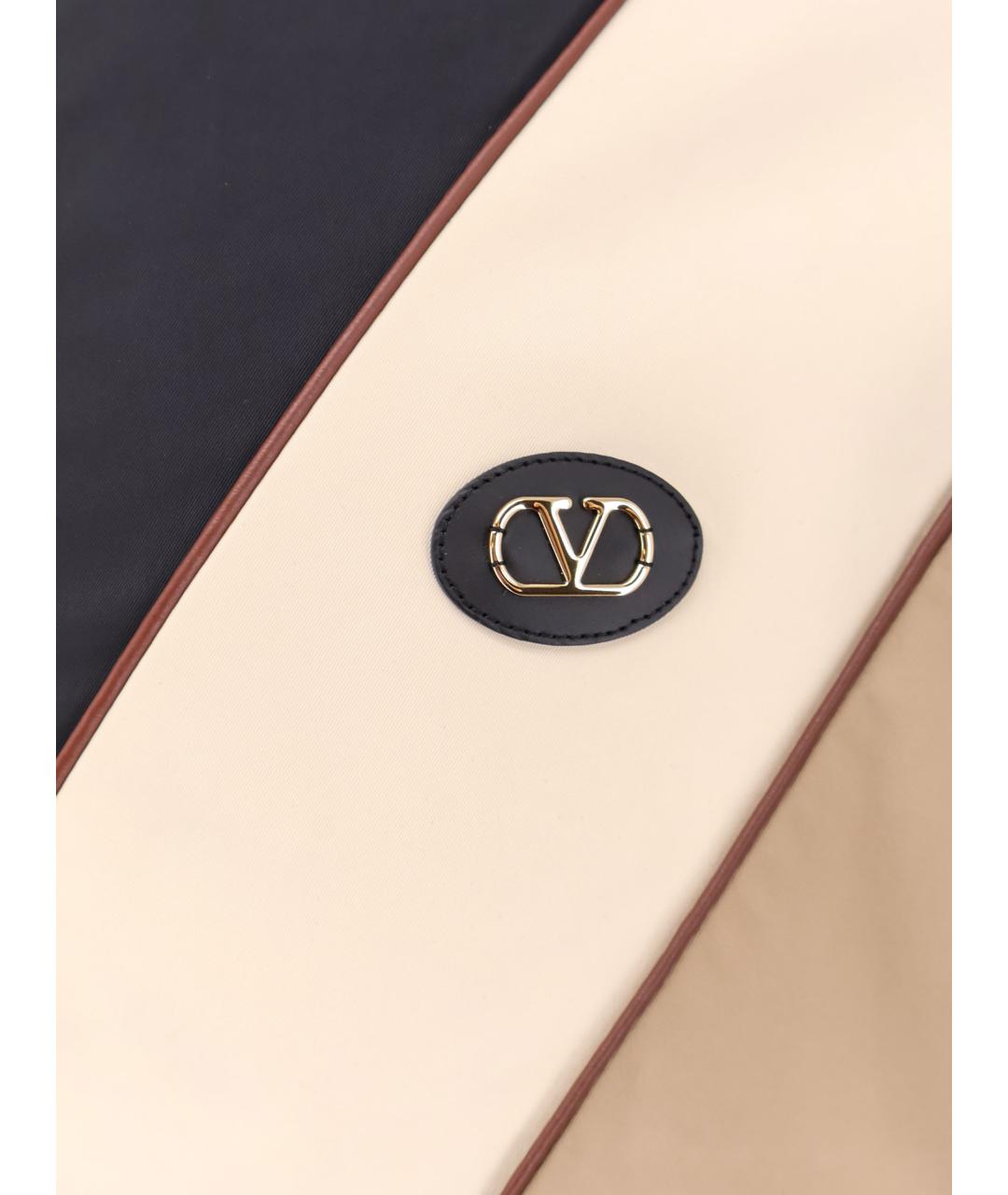 VALENTINO Бежевая полиэстеровая куртка, фото 3