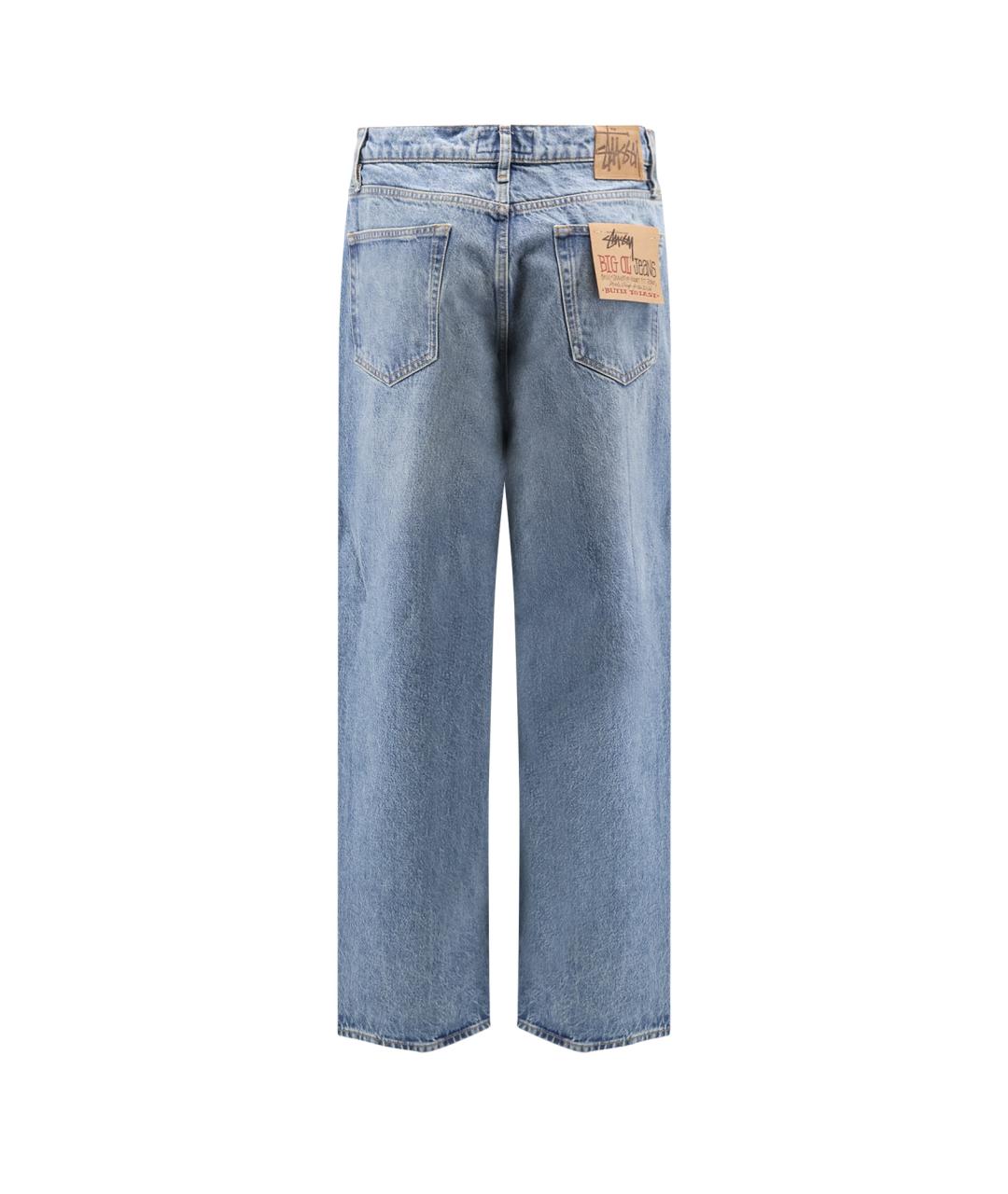 STUSSY Синие прямые джинсы, фото 2
