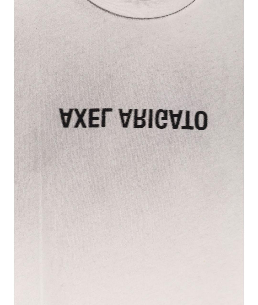 AXEL ARIGATO Белая хлопковая футболка, фото 3