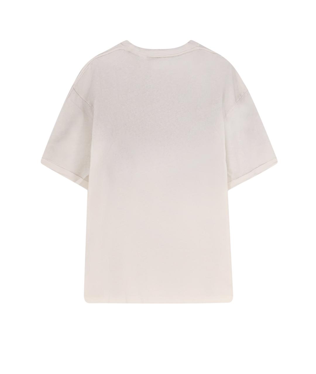 AXEL ARIGATO Белая хлопковая футболка, фото 2