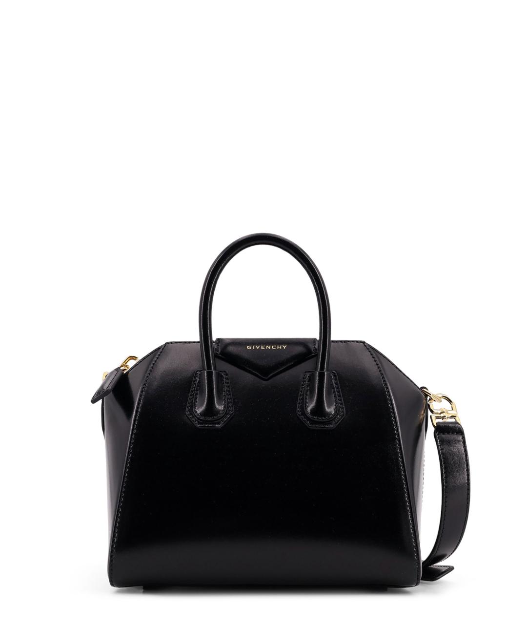 GIVENCHY Черная кожаная сумка тоут, фото 1