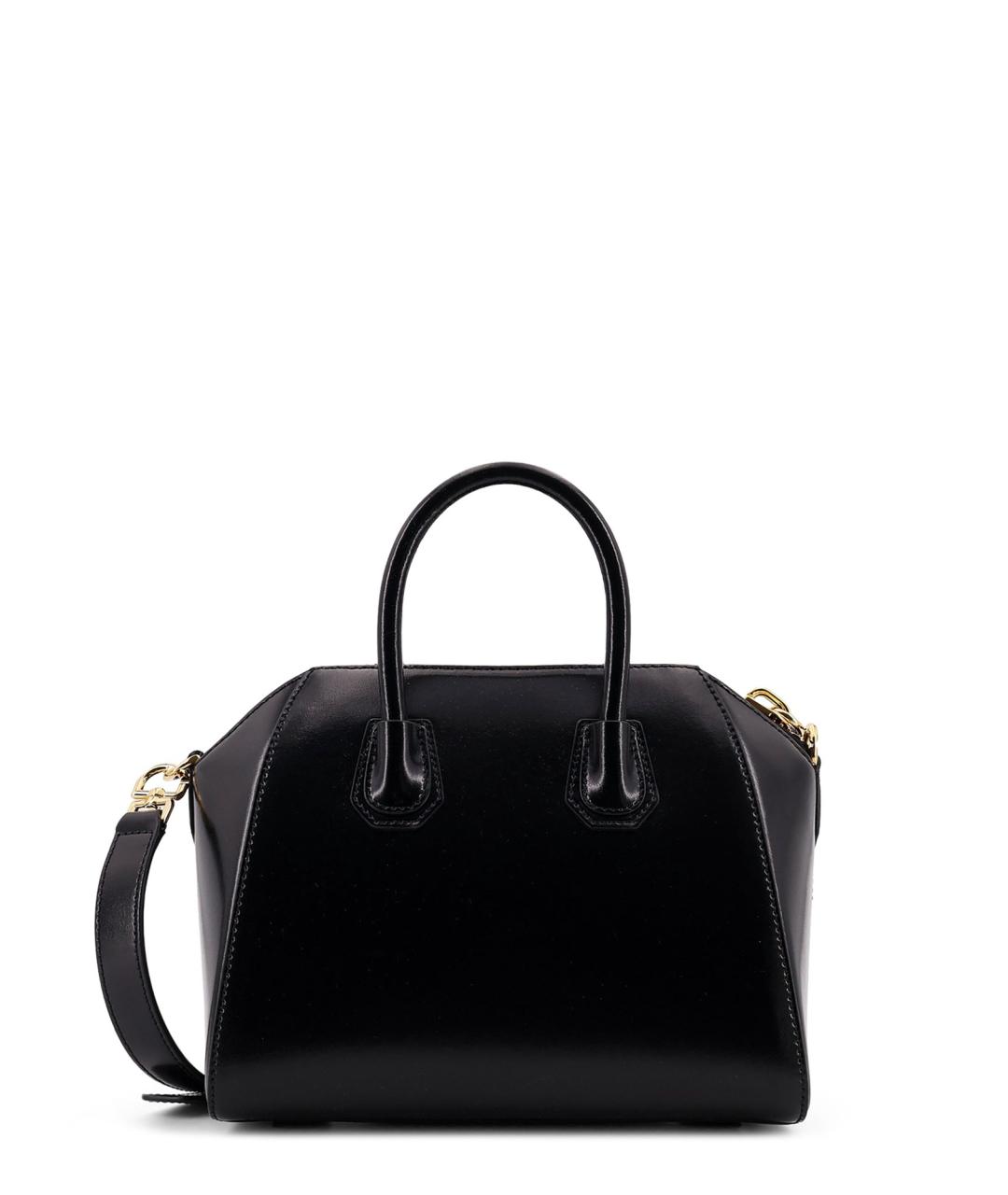 GIVENCHY Черная кожаная сумка тоут, фото 2