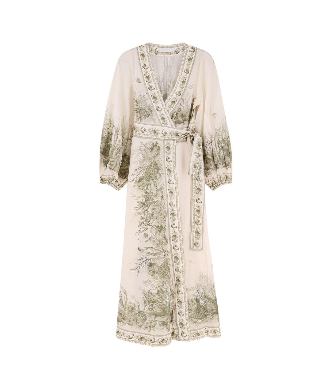 ZIMMERMANN Мульти хлопковое повседневное платье, фото 1