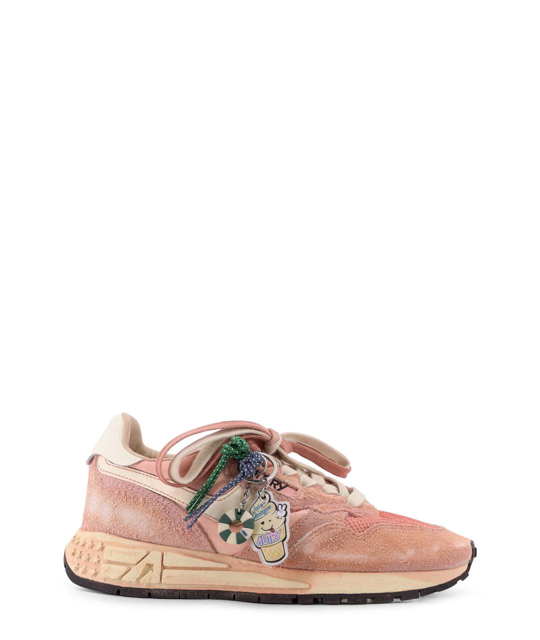 AUTRY Розовые замшевые кроссовки, фото 1