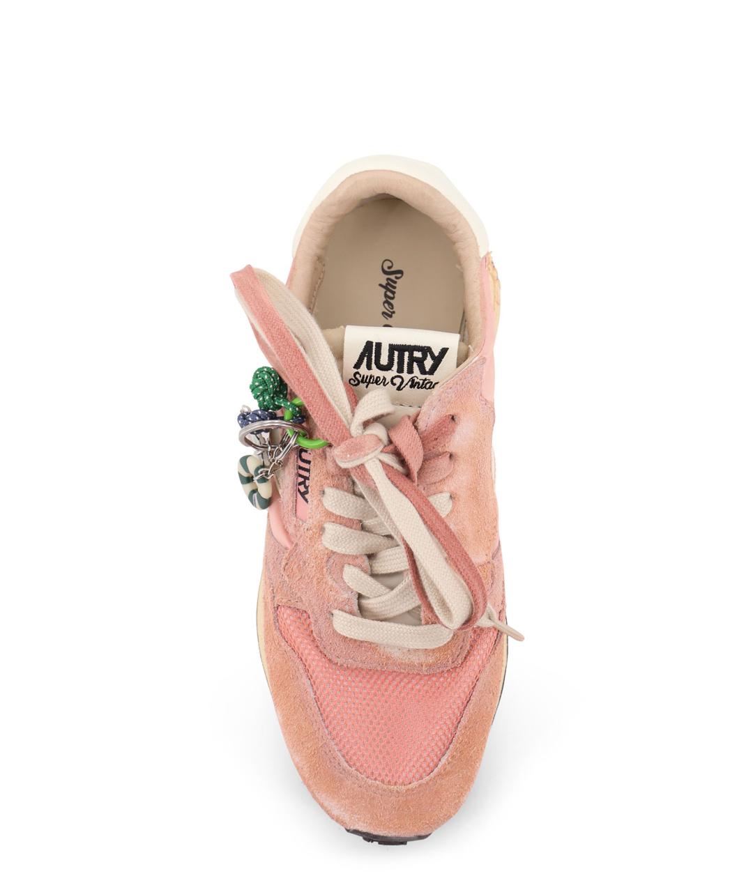 AUTRY Розовые замшевые кроссовки, фото 5