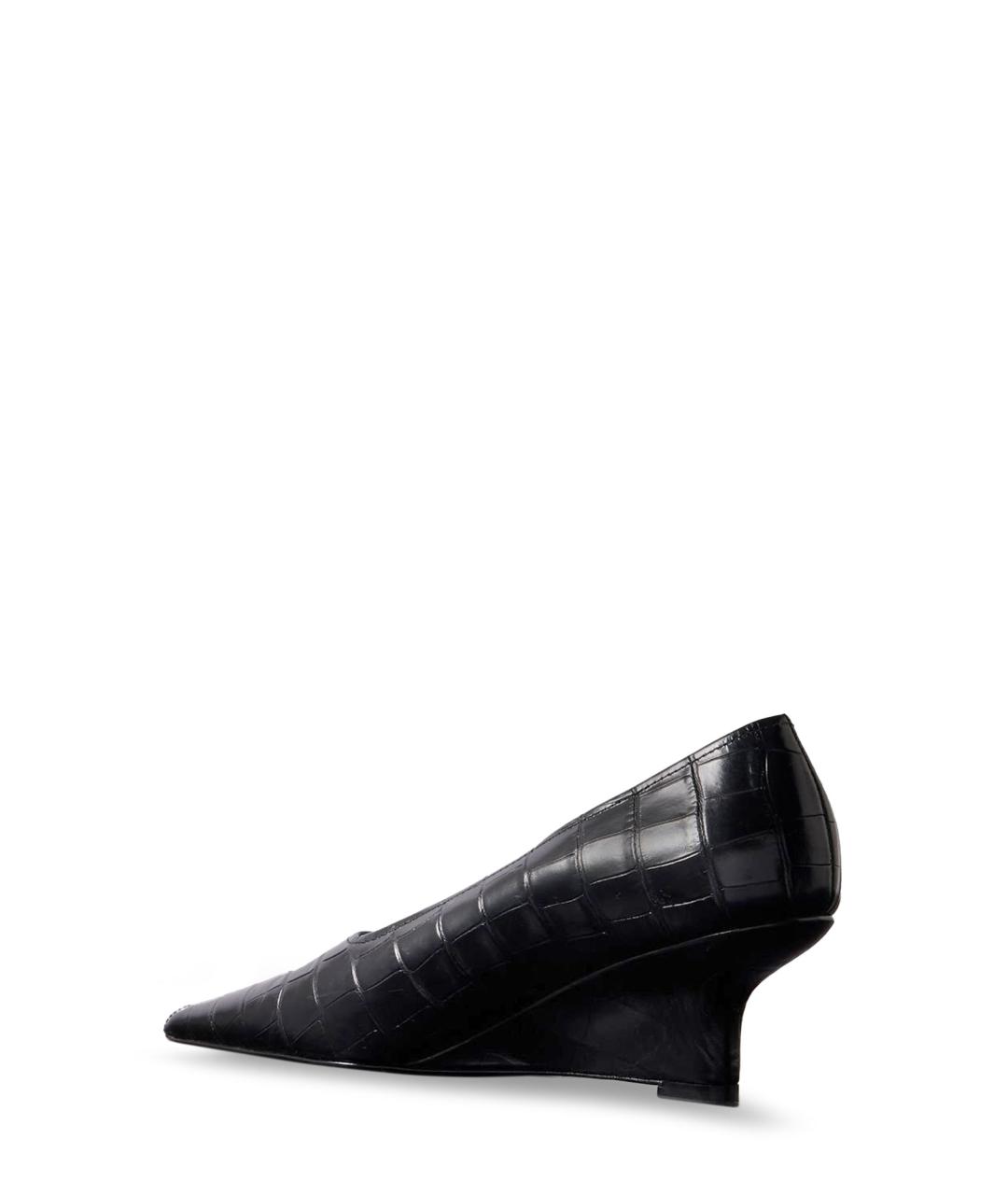 TOTEME Черные кожаные туфли, фото 3